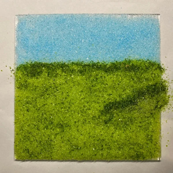 Make at home fused glass dish