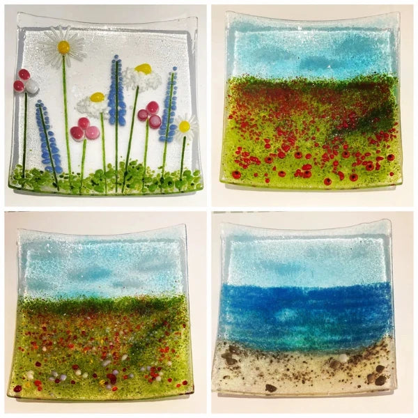 Make at home fused glass dish