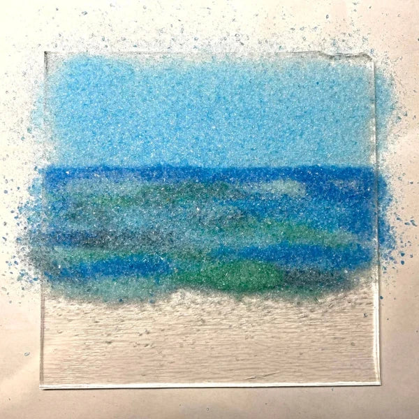 Make at home fused glass dish
