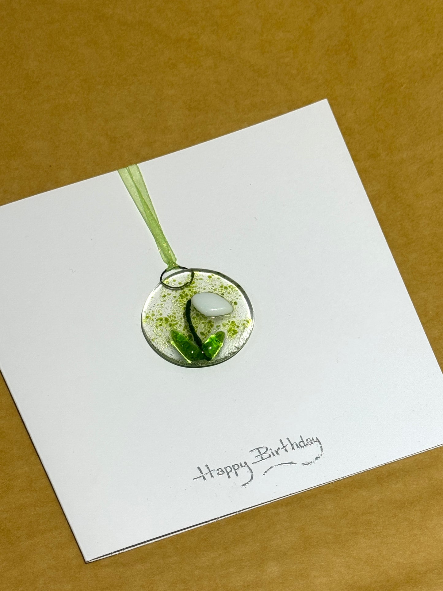 Snowdrop keepsake card
