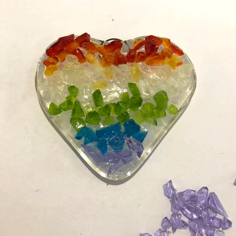 Make at home fused glass sun catchers