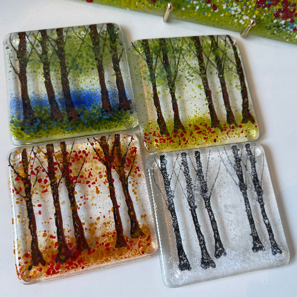 The 4 seasons coaster set