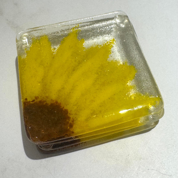 Sunflower coaster set