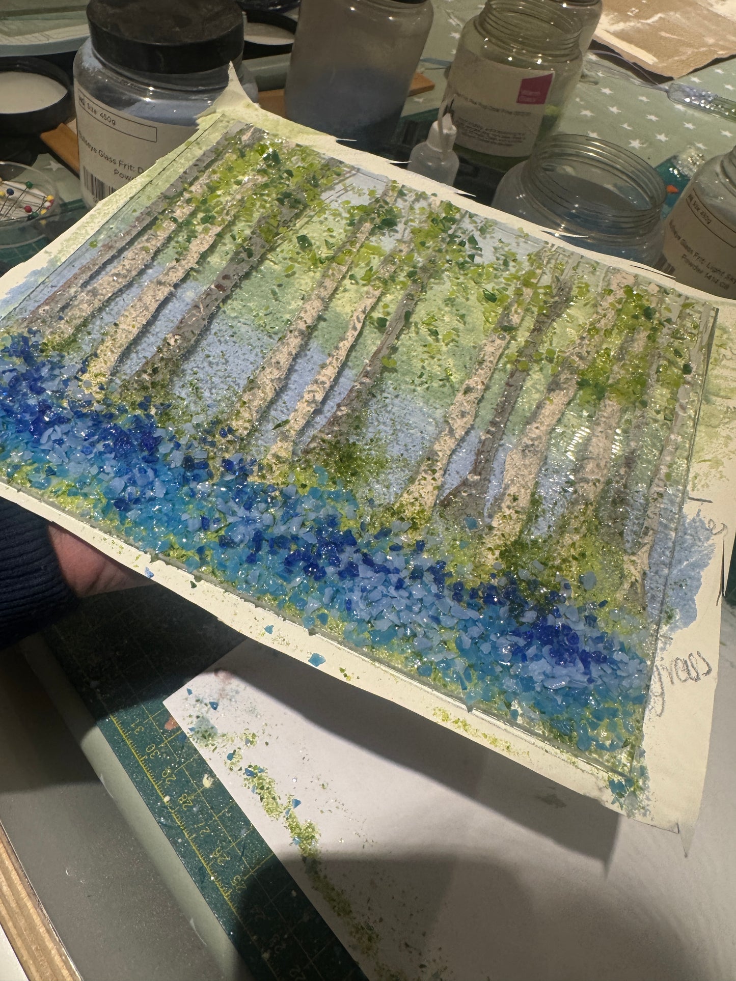 Bluebell Wood free standing curve