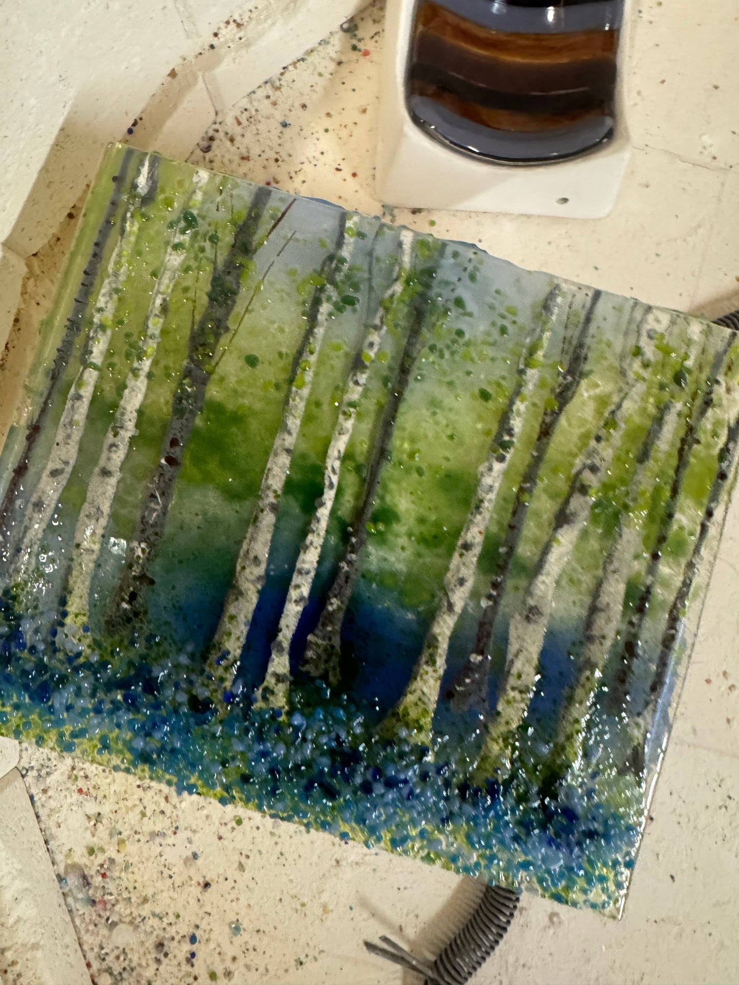 Bluebell Wood free standing curve