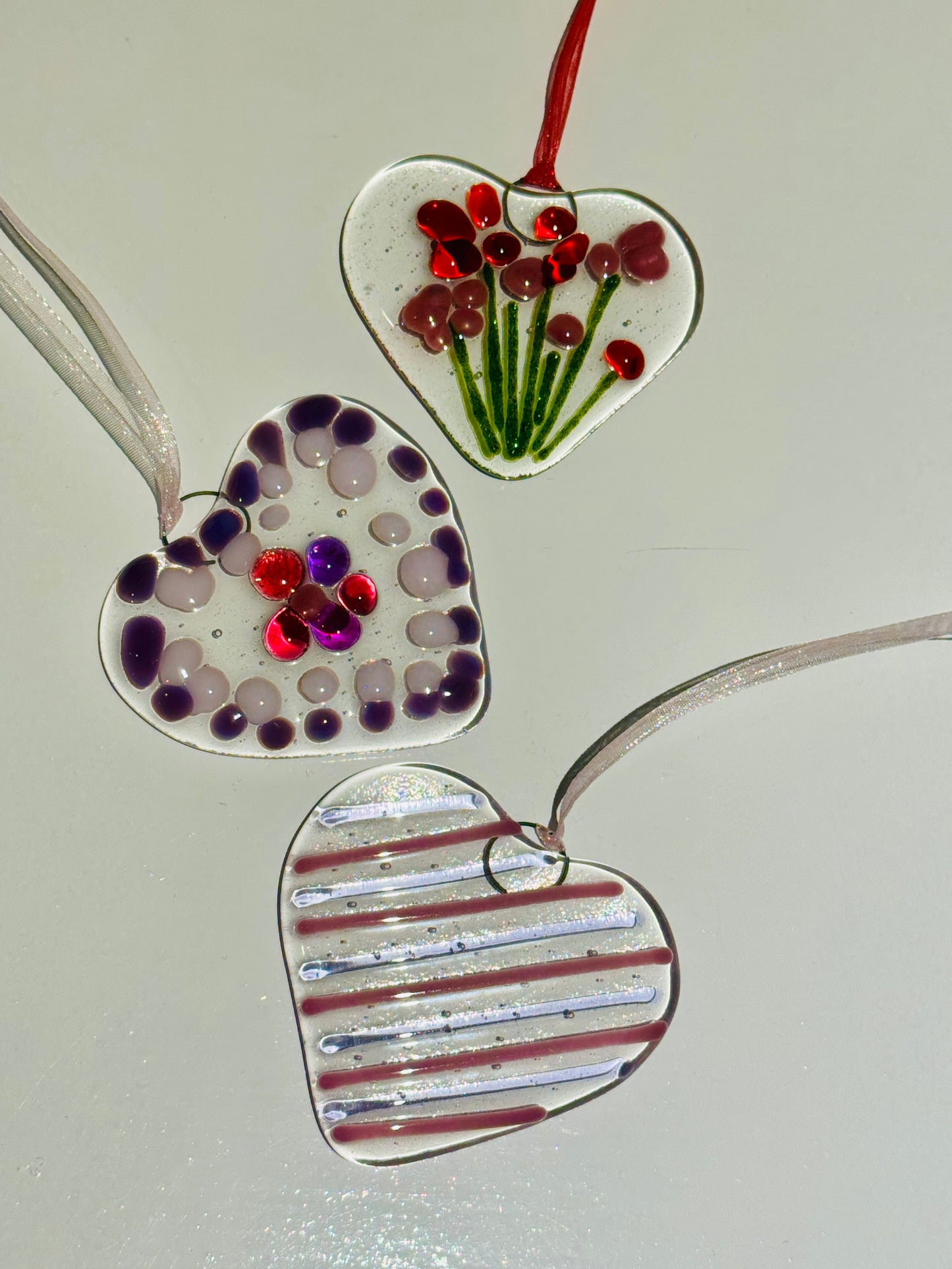 Make at home fused glass sun catchers