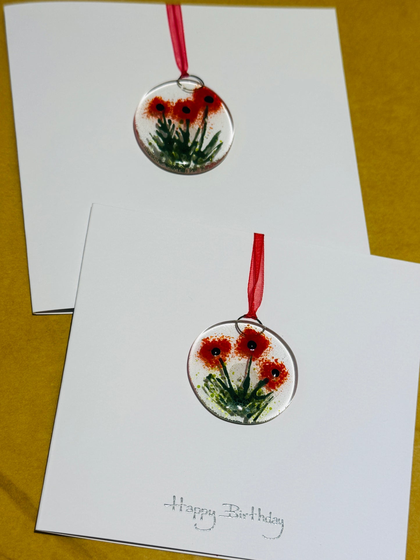 Poppy keepsake card